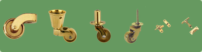 Brass Casters & Fastners